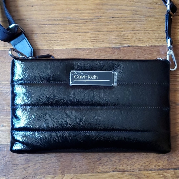 Calvin Klein Quilted Patent Crossbody - Picture 3 of 9